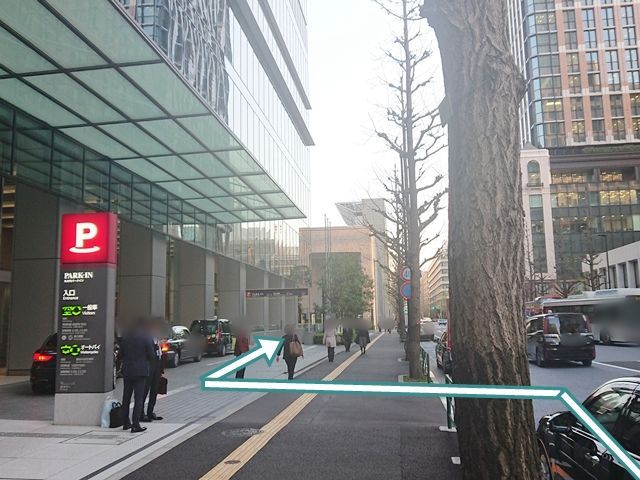 JPタワー駐車場