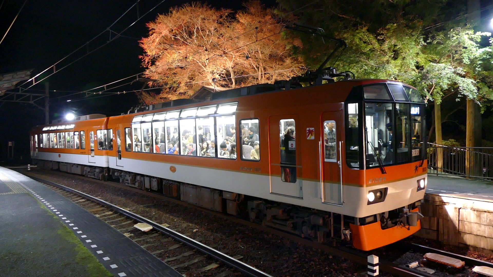 貴船神社紅葉トンネル_紅葉