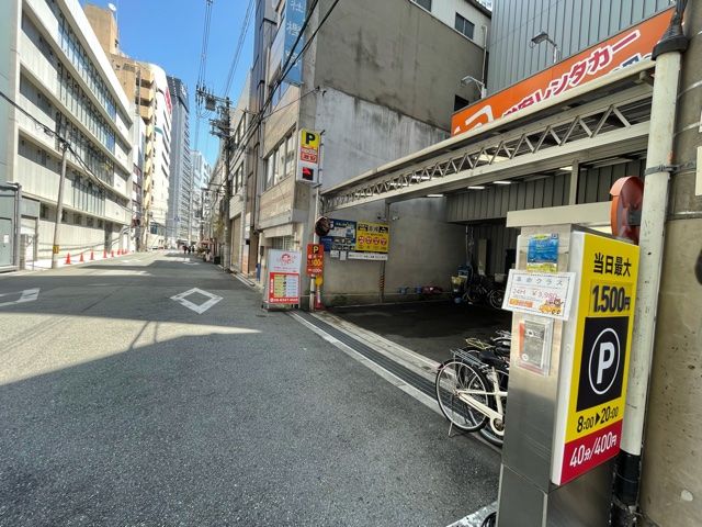 akippa ジンオートレンタカー梅田営業所駐車場
