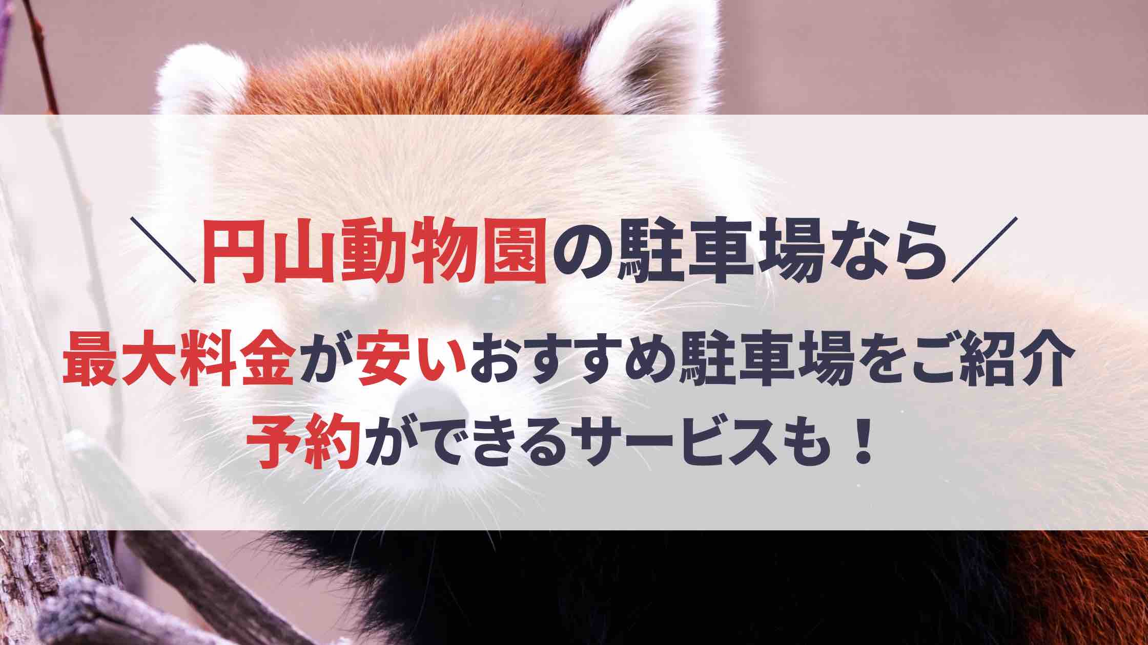 円山動物園 駐車場】最大料金が安い予約可の駐車場！駐車無料サービスはある？ | アキチャン -akippa channel-