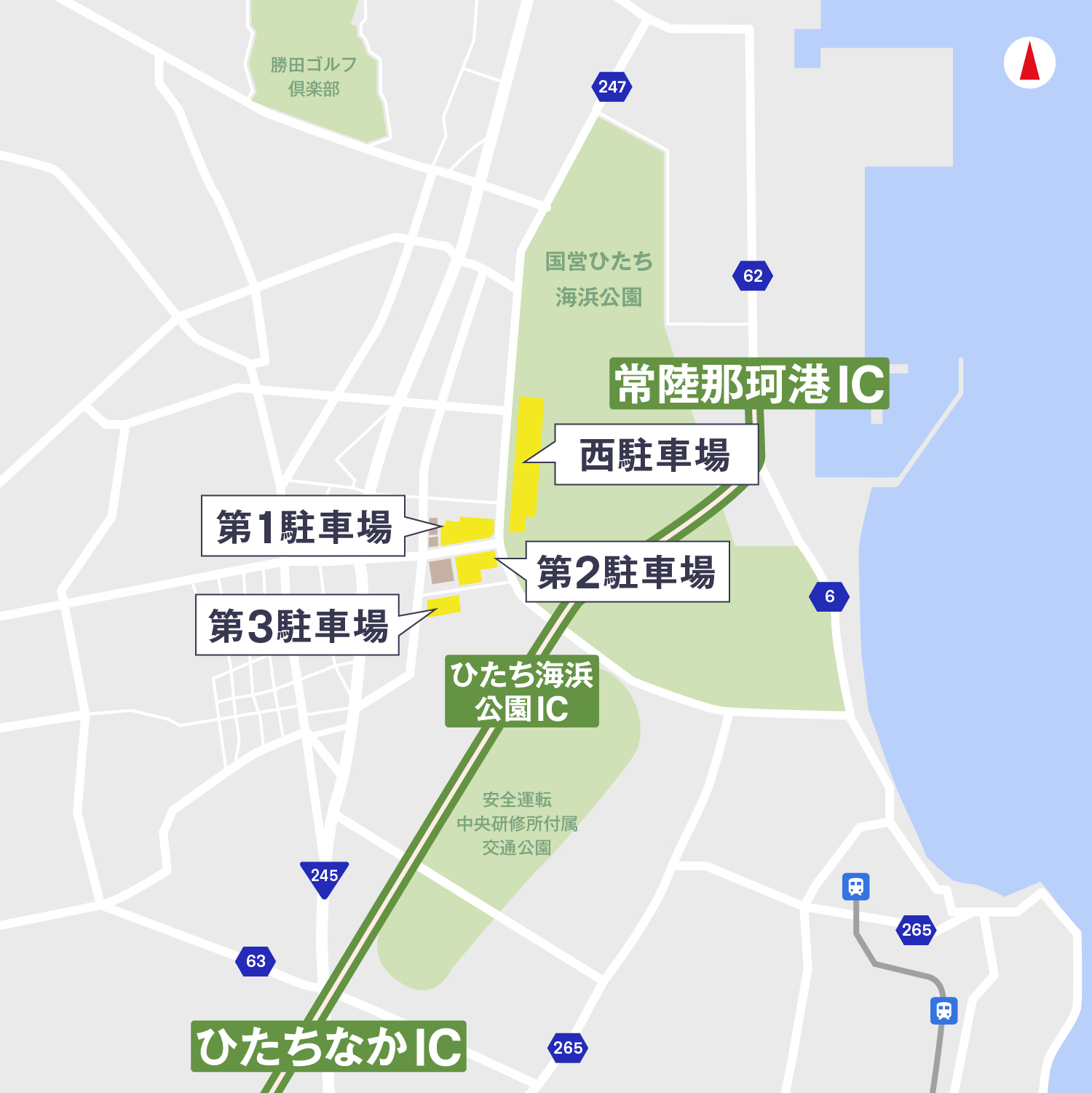 LuckyFes 駐車場マップ