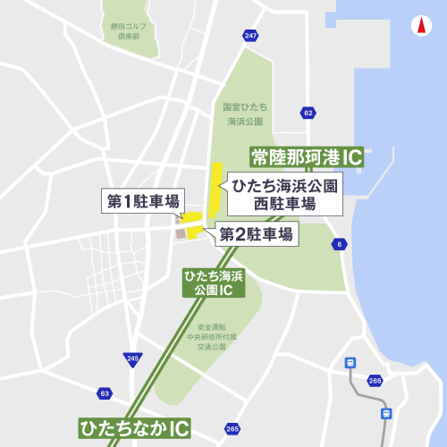 LuckeyFes 駐車場マップ